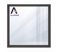 Алюмінієве вікно з термоізольованого профілю Aluprof MB-86N глухе 2000*1700 мм антрацит