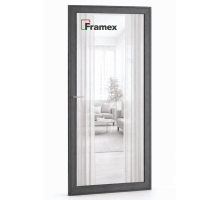 Алюмінієве вікно з теплого профілю Framex FT 72 поворотно-відкидне 2500*1500 мм антрацит