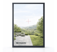 Алюминиевое окно Reynaers CS 77 с теплоизоляцией глухое 1500*2700 мм антрацит RAL 7016