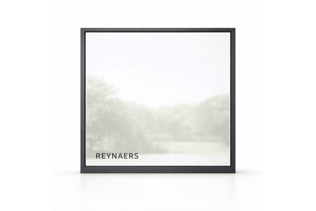 Алюминиевое окно Reynaers CS 77 с теплоизоляцией глухое 1500*2500 мм антрацит RAL 7016