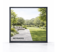 Алюминиевое окно Reynaers MasterLine 8 HI+ с повышенной теплоизоляцией глухое 2200*2400 мм антрацит RAL 7016