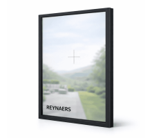 Алюминиевое окно Reynaers MasterLine 8 HI+ с повышенной теплоизоляцией глухое 1500*2700 мм черный матовый RAL 9005