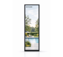 Алюминиевое окно Reynaers MasterLine 8 HI+ с повышенной теплоизоляцией глухое 1500*2500 мм антрацит RAL 7016