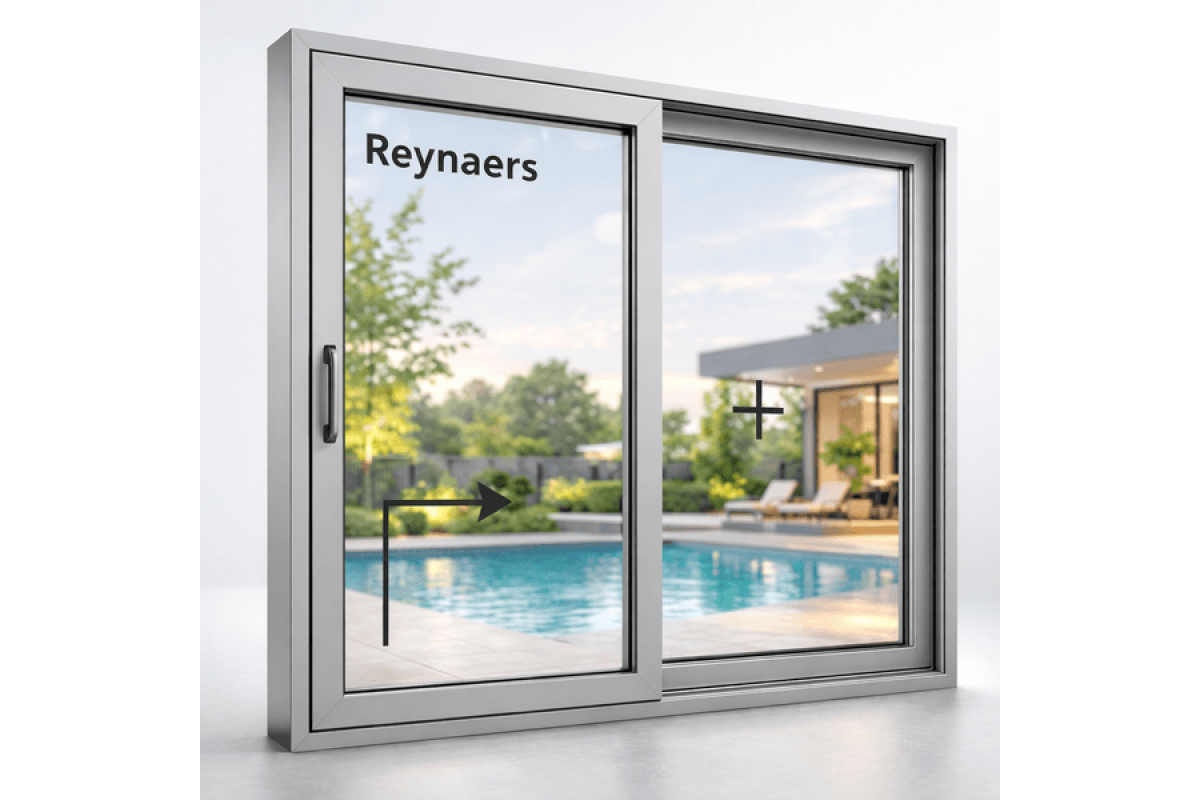 Алюмінієва підйомно-розсувна система Reynaers MasterPatio з теплоізоляцією 2500*2000 мм анодований алюміній