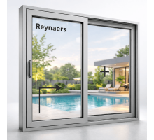 Алюминиевая подъемно-раздвижная система Reynaers MasterPatio с теплоизоляцией 2500*2000 мм анодированный алюминий
