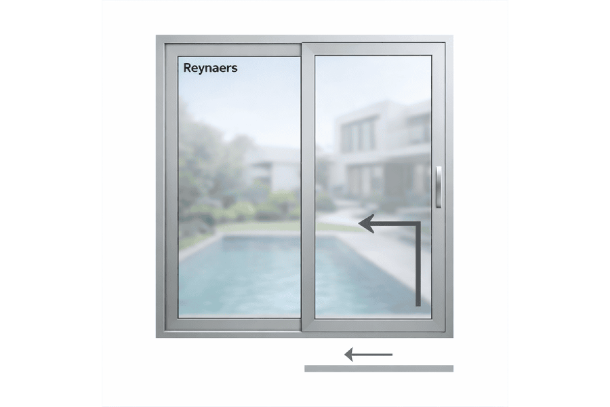 Алюмінієва підйомно-розсувна система Reynaers MasterPatio з теплоізоляцією 3000*2300 мм анодований алюміній