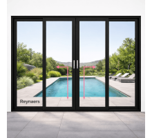 Алюминиевая подъемно-раздвижная система Reynaers MasterPatio с теплоизоляцией 3300*1900 мм антрацит RAL 7016