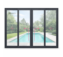 Алюминиевая подъемно-раздвижная система Reynaers MasterPatio с теплоизоляцией 3200*2000 мм антрацит RAL 7016