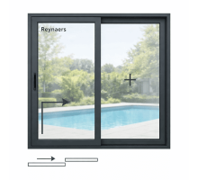 Алюминиевая подъемно-раздвижная система Reynaers MasterPatio с теплоизоляцией 3000*2500 мм антрацит RAL 7016