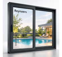 Алюминиевая подъемно-раздвижная система Reynaers MasterPatio с теплоизоляцией 2000*2300 мм антрацит RAL 7016