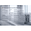 Алюминиевое окно Schuco AWS 75.SI + с повышенной теплоизоляцией понорамное глухое 2000*2200 мм серебристый металлик
