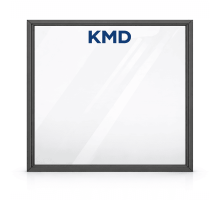 Алюмінієве вікно з термоізольованого профілю KMD.78 глухе 1100*1300 мм антрацит