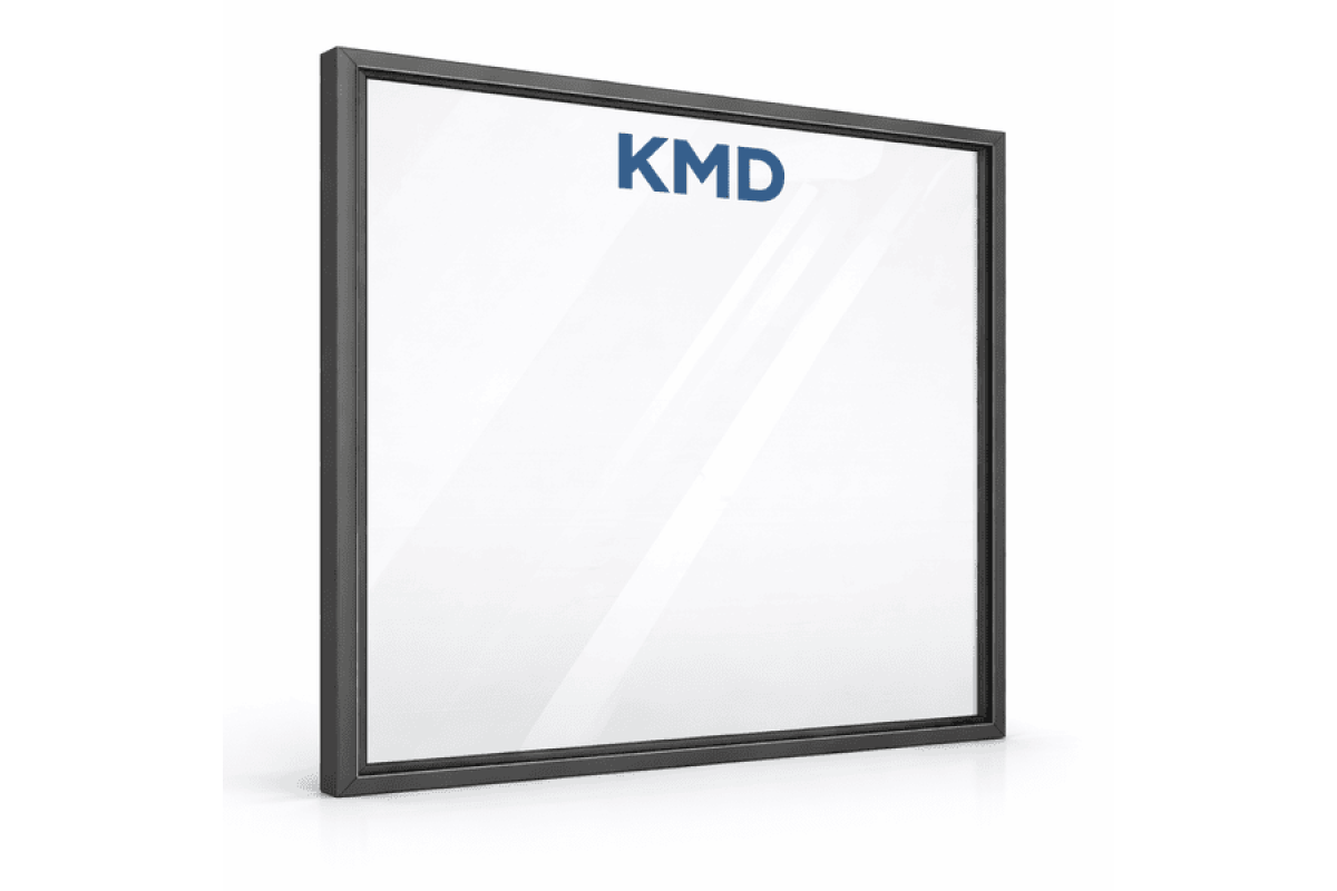 Алюминиевое окно из термоизолированного профиля KMD.78 глухое 1800*1340 мм антрацит