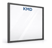 Алюмінієве вікно з термоізольованого профілю KMD.78 глухе 1800*1340 мм антрацит