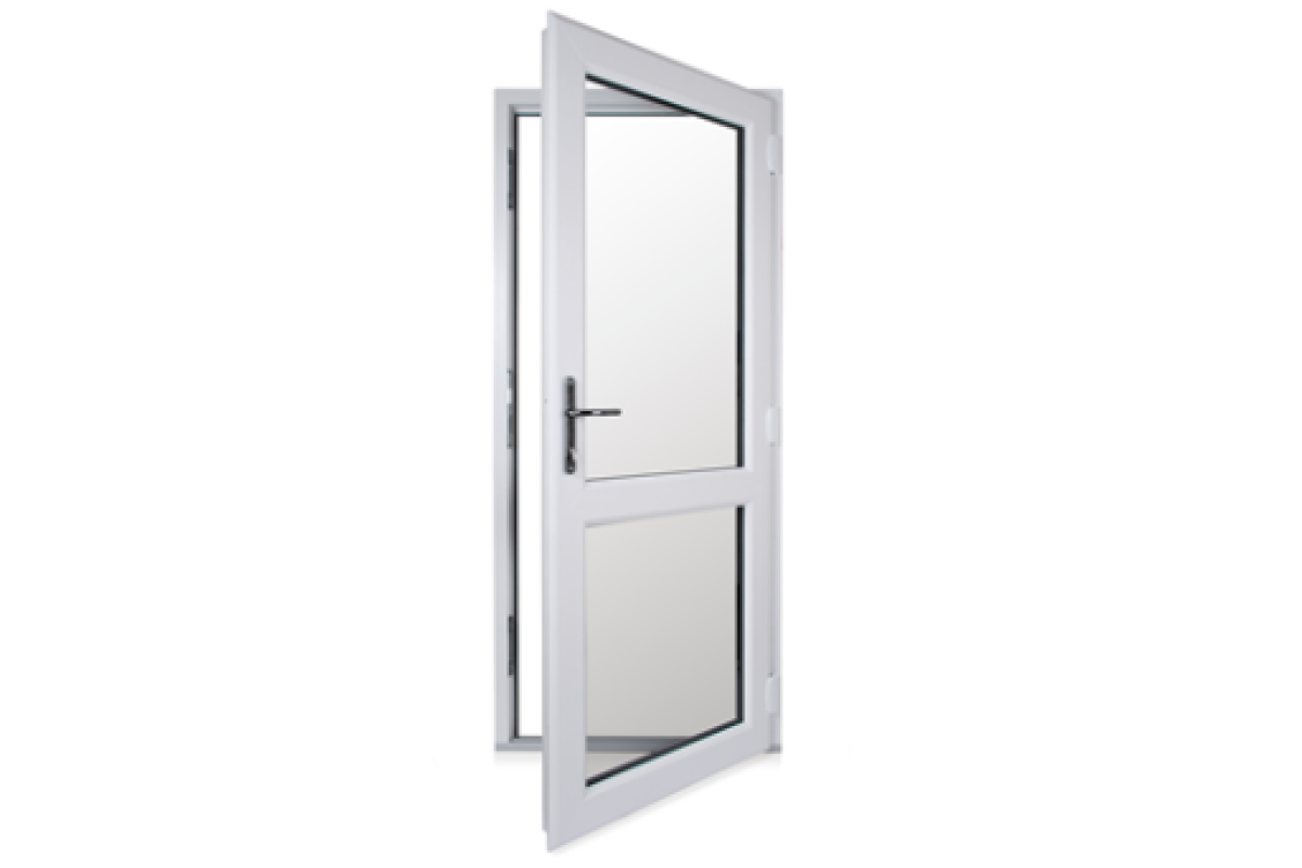 Металлопластиковые двери REHAU EURO 70 поворотно-откидные 900 x 2200 мм