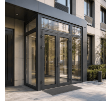 Металопластиковий тамбур REHAU 3600*2700 мм антрацит
