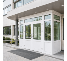 Металопластиковий тамбур REHAU 4100*2500 мм білий