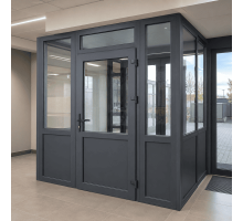 Тамбур металопластиковий внутрішній  REHAU 4400*2500 мм антрацит