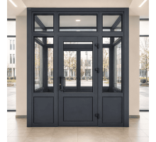 Тамбур металопластиковий внутрішній  REHAU 2700*2500 мм антрацит