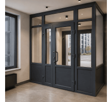 Тамбур металопластиковий внутрішній  REHAU 2100*2600 мм антрацит