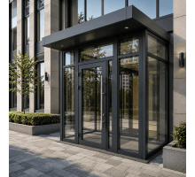 Тамбур из металлопластикового профиля WDS 4500*2300 мм антрацит