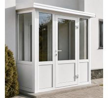 Металопластиковий тамбур REHAU 3600*2400 мм білий