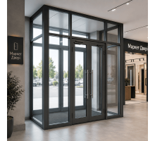 Тамбур алюминиевый внутренний ALULIGHT 2600*2700 мм антрацит