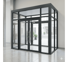 Тамбур алюминиевый внутренний ALULIGHT 2800*2500 мм антрацит