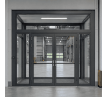 Тамбур металопластиковий внутрішній  REHAU 3100*2700 мм антрацит