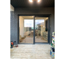 Раздвижные балконные металлопластиковые двери WDS SL76 2000*2200 мм