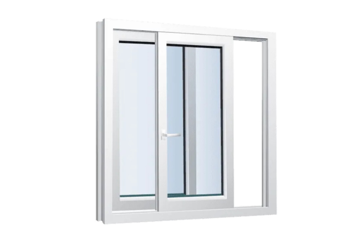 Раздвижные металлопластиковые окна WDS 6S 1600 x 1400 мм