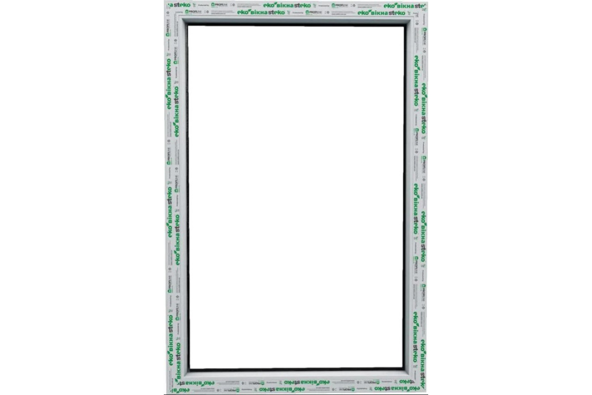 Металлопластиковые окна Steko IDEAL2000 глухое 700 x 800 мм