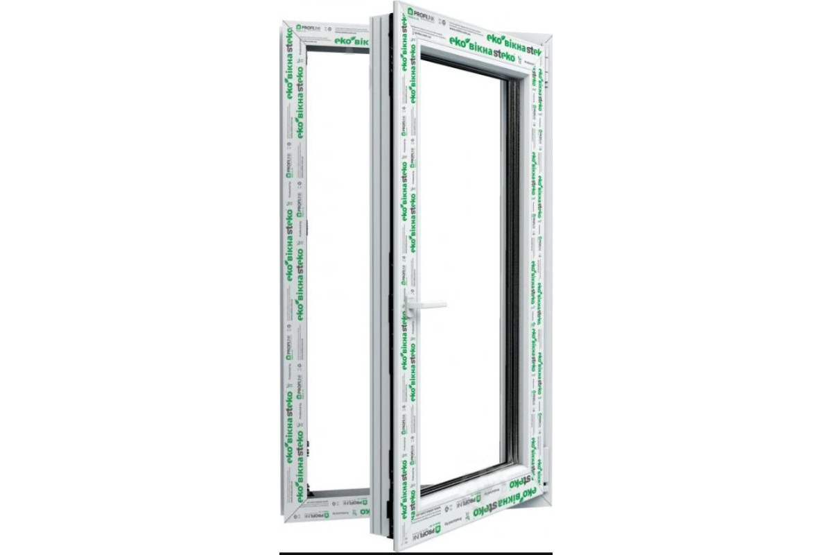 Металлопластиковые окна Steko IDEAL2000 поворотное 900 x 600 мм