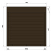 Защитные алюминиевые ролеты Comfort Line 1000-1000 мм P55