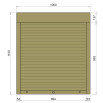 Защитные алюминиевые ролеты Comfort Line 1000-1100 мм P55
