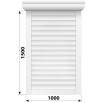 Захисні алюмінієві ролети Comfort Line 1000-1500 мм P55