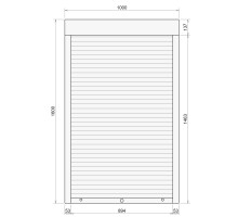 Защитные алюминиевые ролеты Comfort Line 1000-1600 мм P55