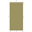 Защитные алюминиевые ролеты Comfort Line 1000-2100 мм P55