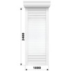 Захисні алюмінієві ролети Comfort Line 1000-2400 мм P55