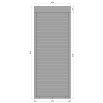 Защитные алюминиевые ролеты Comfort Line 1000-2500 мм P55