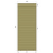 Защитные алюминиевые ролеты Comfort Line 1000-2500 мм P55