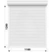 Защитные алюминиевые ролеты Comfort Line 1100-1200 мм P55