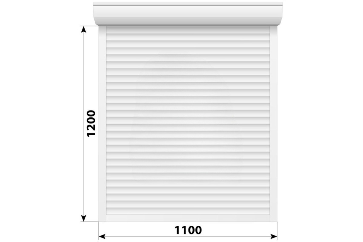 Защитные алюминиевые ролеты Comfort Line 1100-1200 мм P55