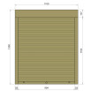 Защитные алюминиевые ролеты Comfort Line 1100-1300 мм P55