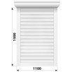 Защитные алюминиевые ролеты Comfort Line 1100-1500 мм P55