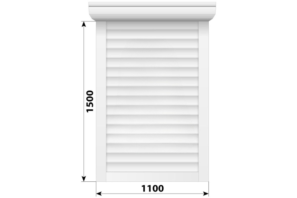 Защитные алюминиевые ролеты Comfort Line 1100-1500 мм P55