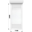 Защитные алюминиевые ролеты Comfort Line 1100-2400 мм P55