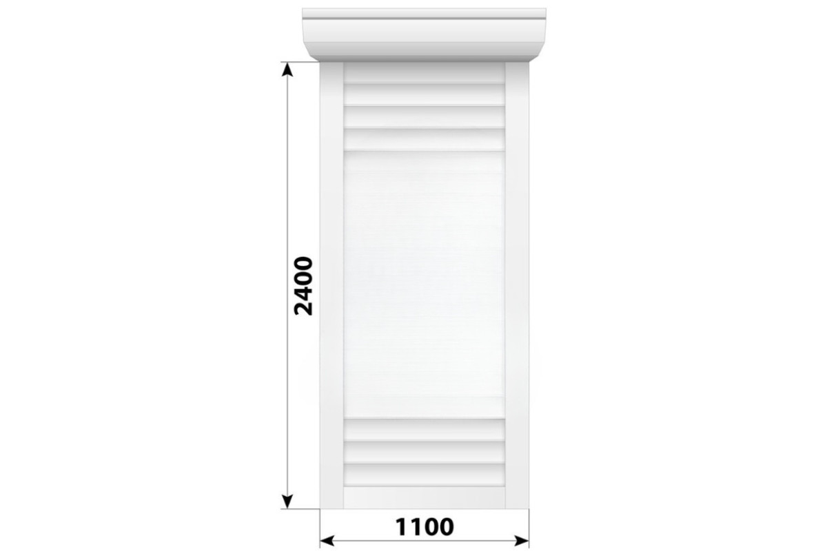Защитные алюминиевые ролеты Comfort Line 1100-2400 мм P55