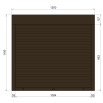 Защитные алюминиевые ролеты Comfort Line 1200-1100 мм P55