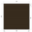Защитные алюминиевые ролеты Comfort Line 1200-1200 мм P55